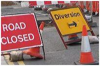 road closed snip