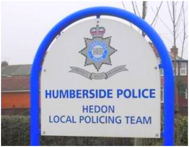 hedon police station sign