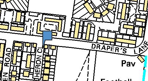 heron close street light location