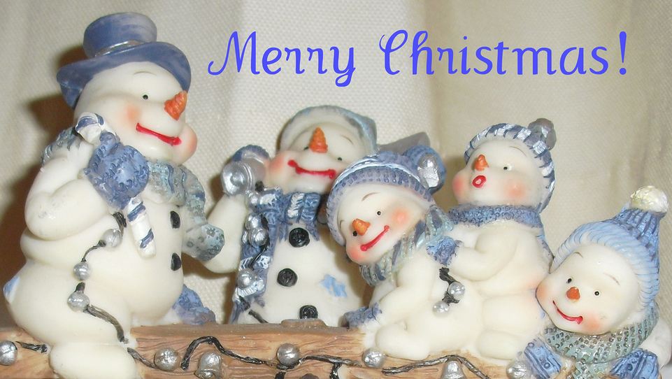 merry christmas snowmen