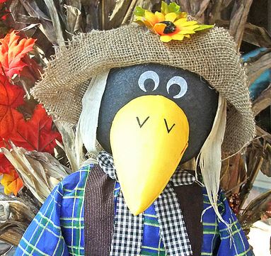 crow scarecrow