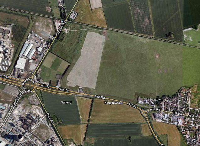 hedon aerodrome site from the air
