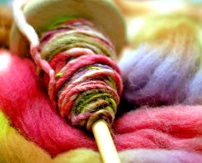 spinning yarn