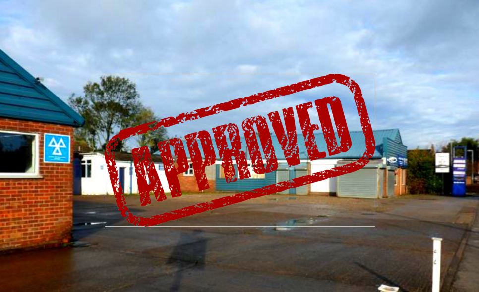 johnsons corner forecourt cafe approved