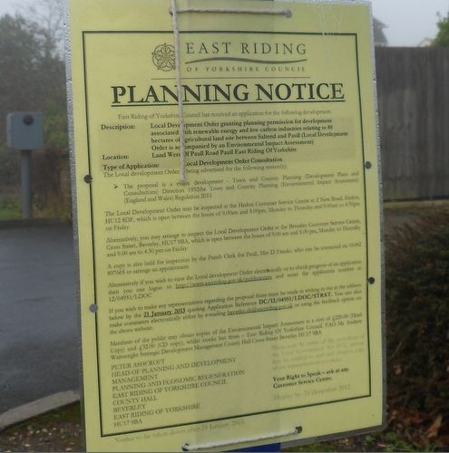 ldo planning notice