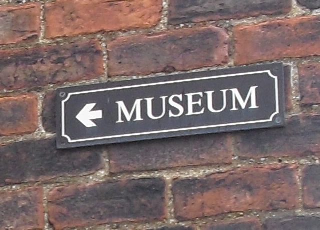 museum sign