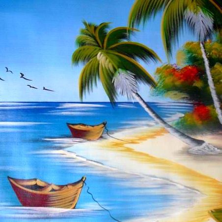 tropical palm tree
