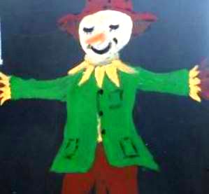 scarecrow sign