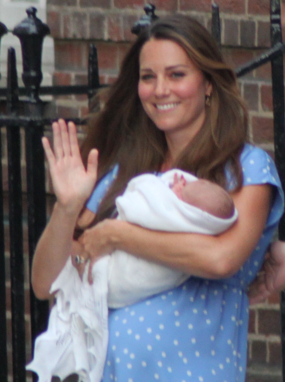 the duchess and prince george of cambridge by christopher neave