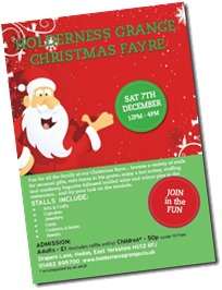 holderness grange christmas fayre poster thumb