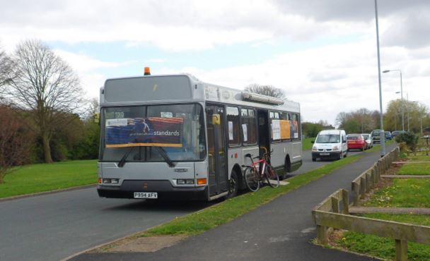 east riding consultation bus in drapers lane
