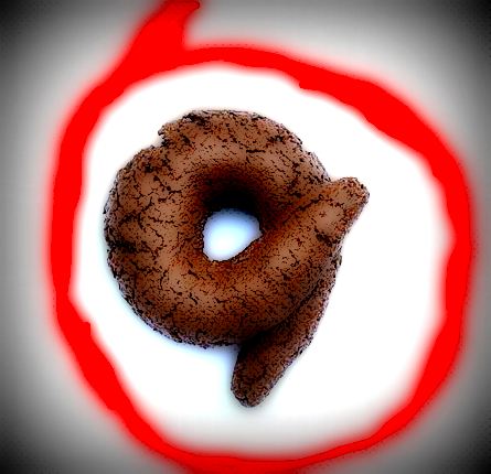 dog poo circled