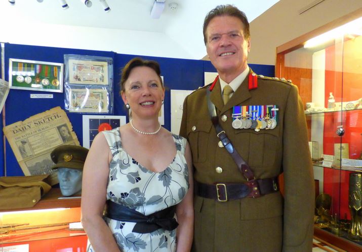 col nigel wilkinson and his wife caroline
