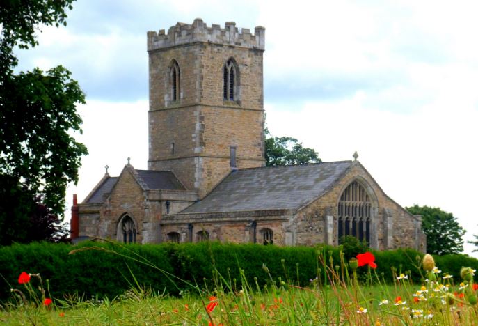 Saint Andrew's Church poppies july 2013