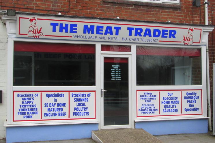 meat trader shop front