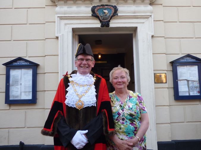 669th mayor neil black and mrs linda black wide