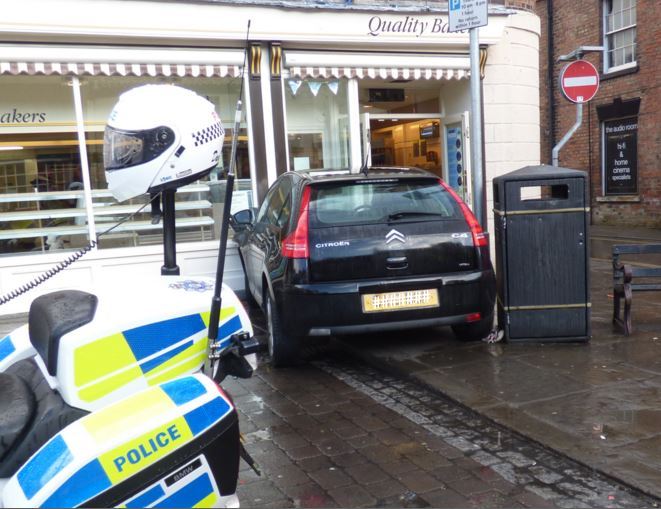scene of crash market place
