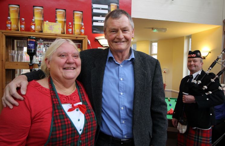 Rugby legend Phil Lowe.