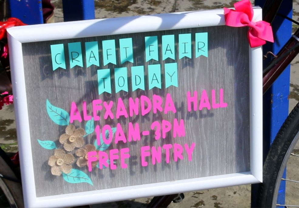craft fair bike ad snip