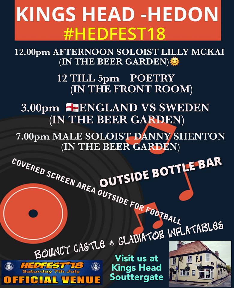 kings head flyer hedfest
