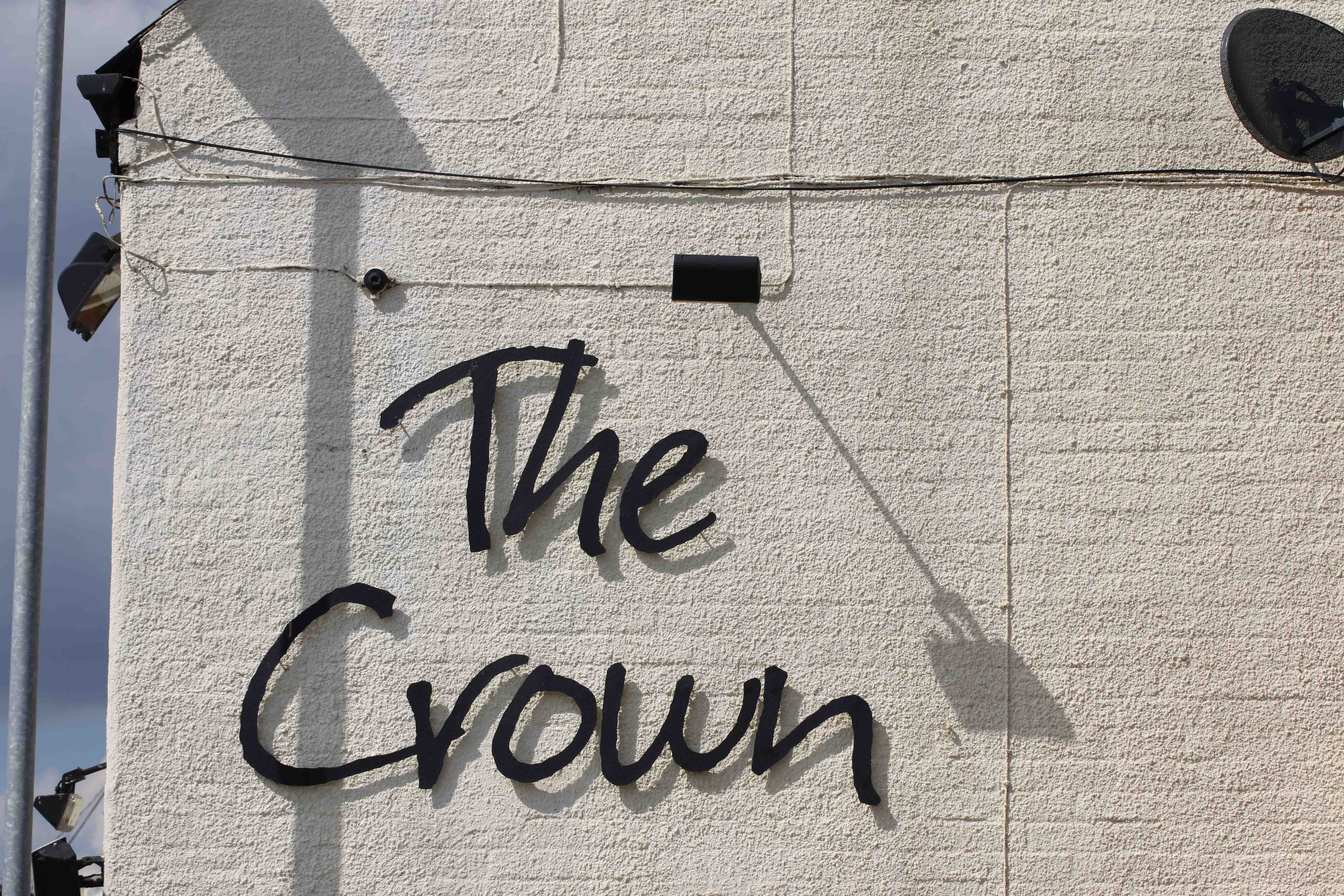 the crown signage