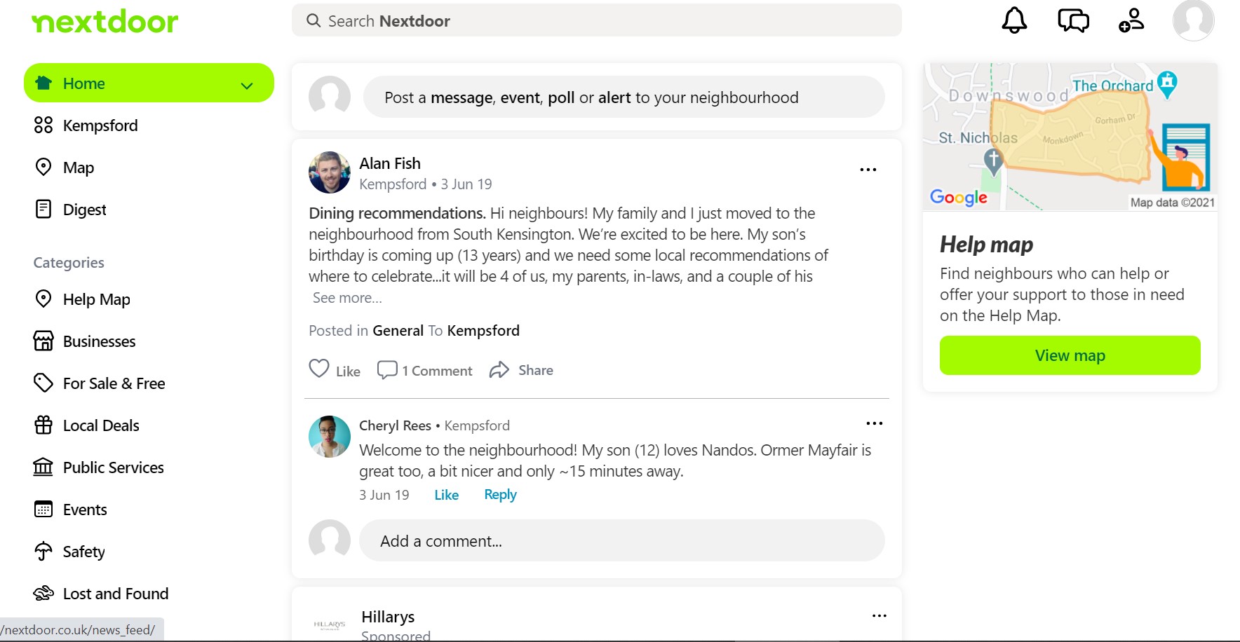 nextdoor demo
