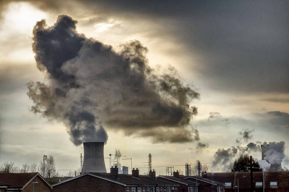 BP towers vapour web