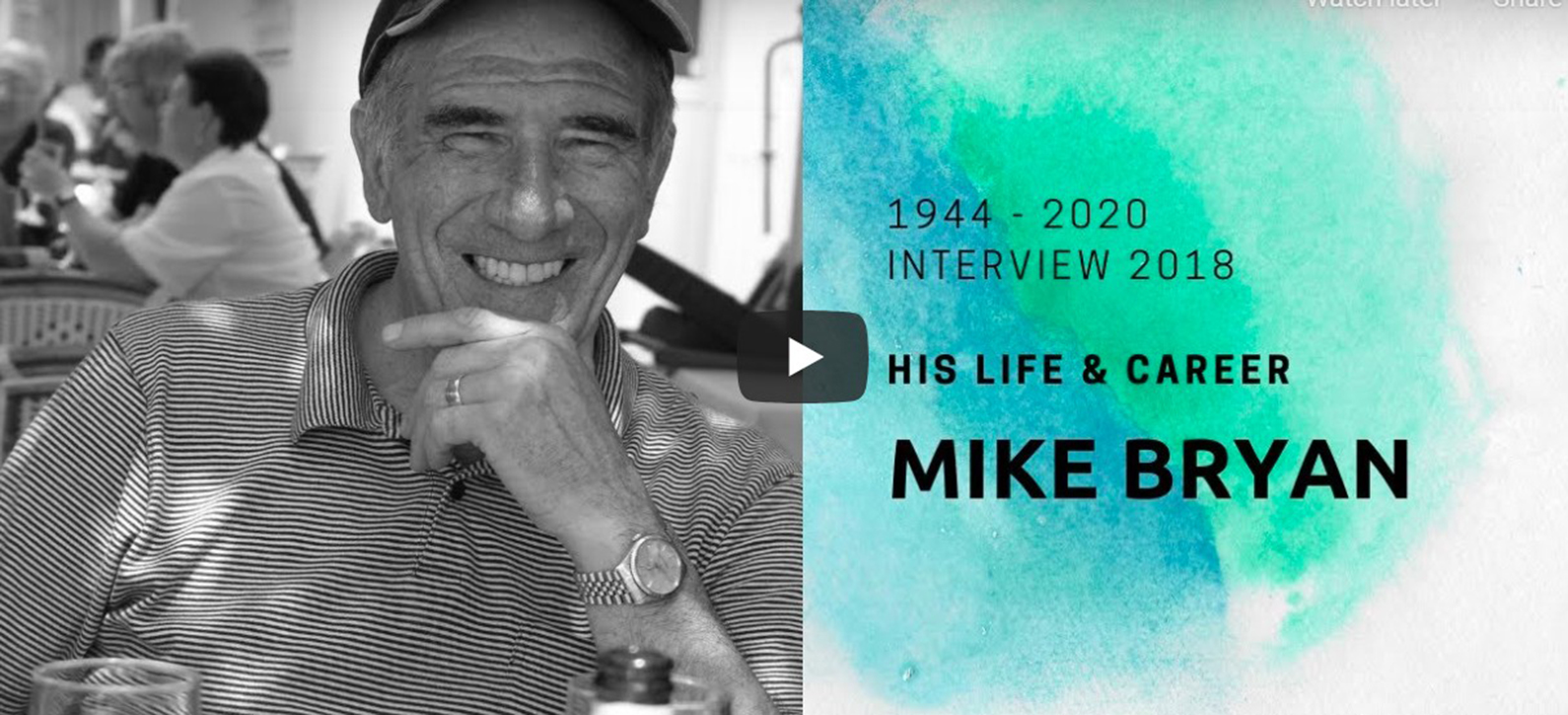 You Tube snip Mike Bryan interview