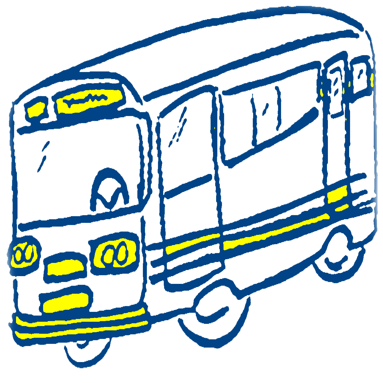 bus drawing sq