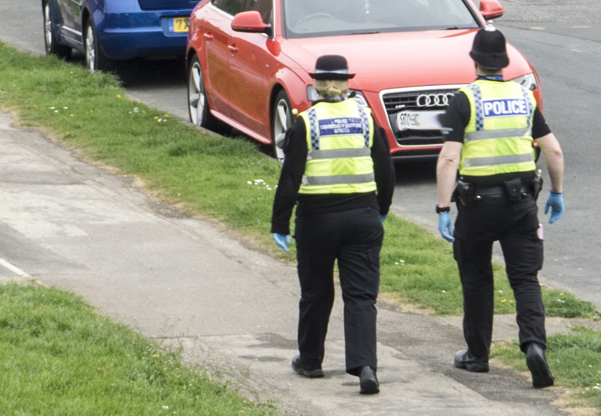 Police foot patrol