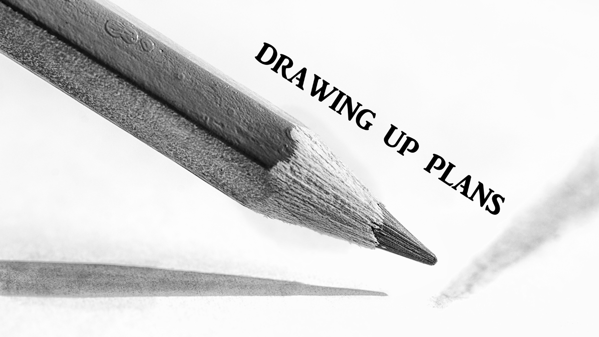 Drawing up plans