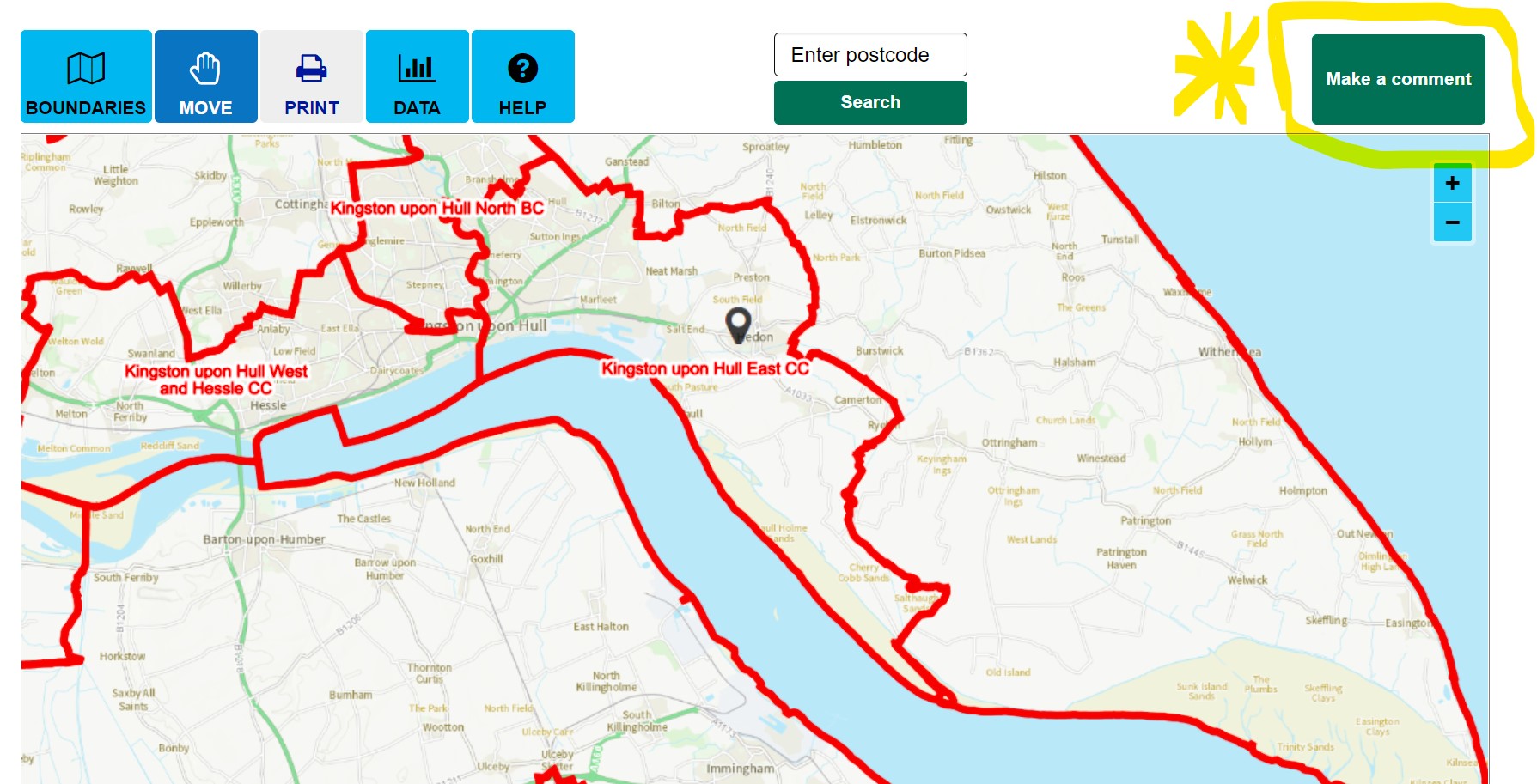 Kingston Upon Hull East County Constituency Make A Comment