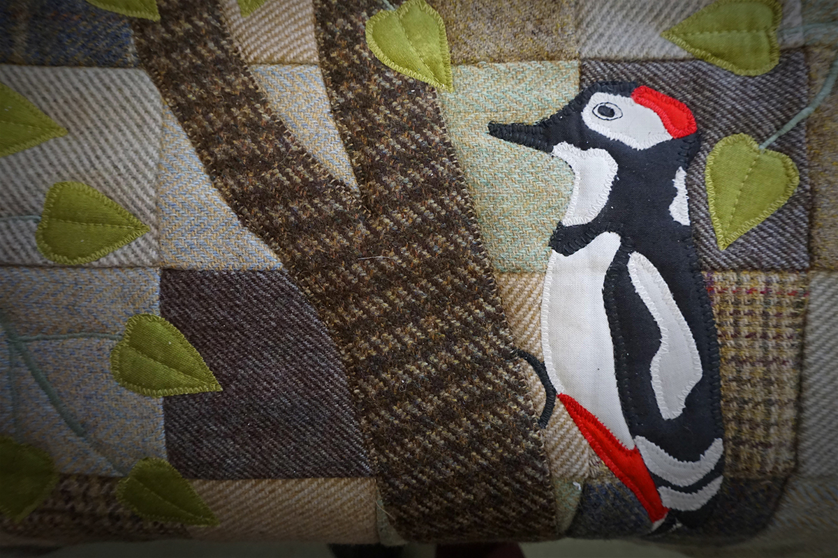 Woodpecker Patchwork vignette web