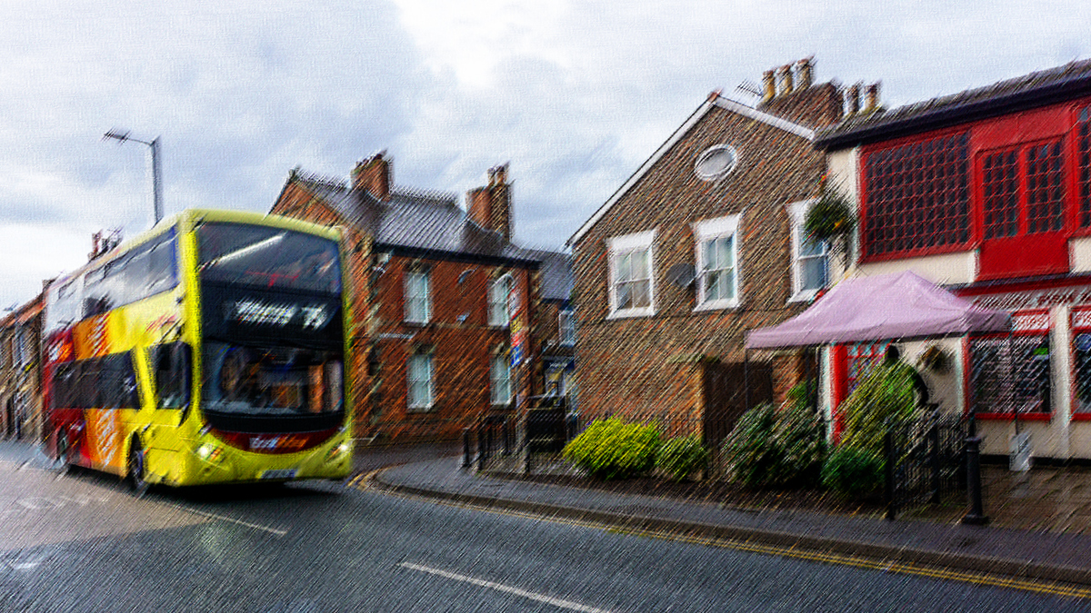 Bus art effect web