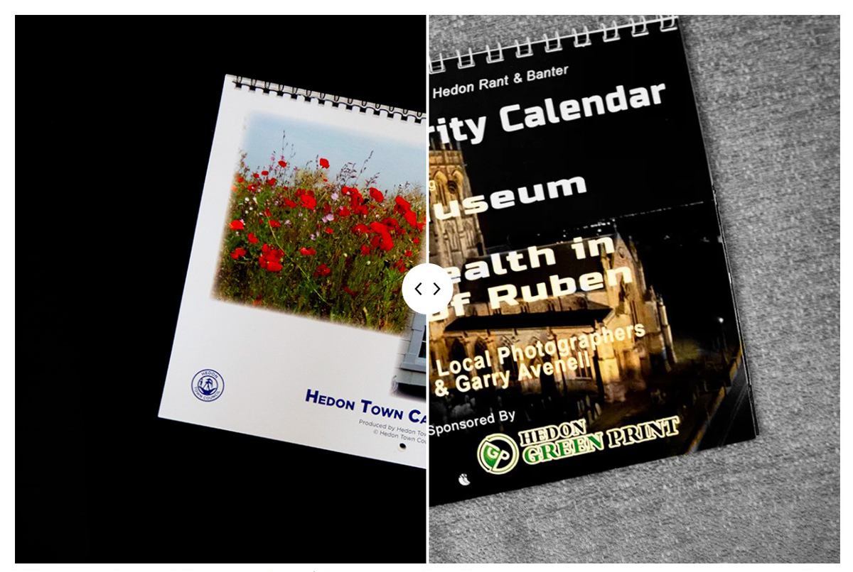 Hedon Calendars image compare