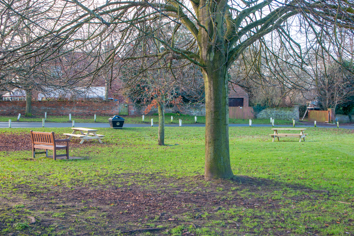 Benches on Market Hill