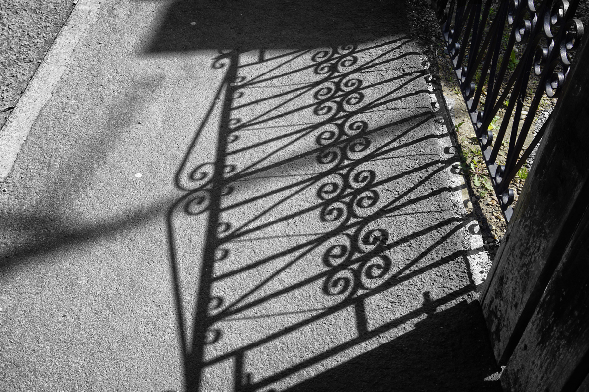 Sunny Fence Shadow