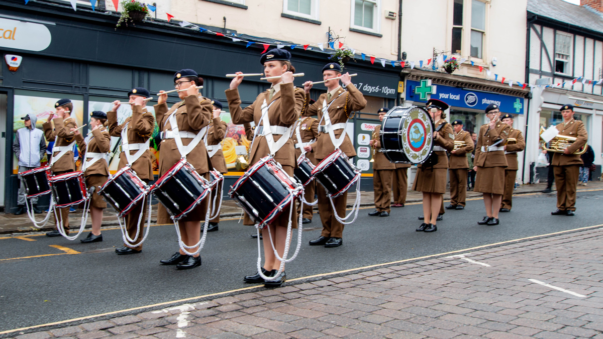 Army Cadet Drummers and Hedon Drum web