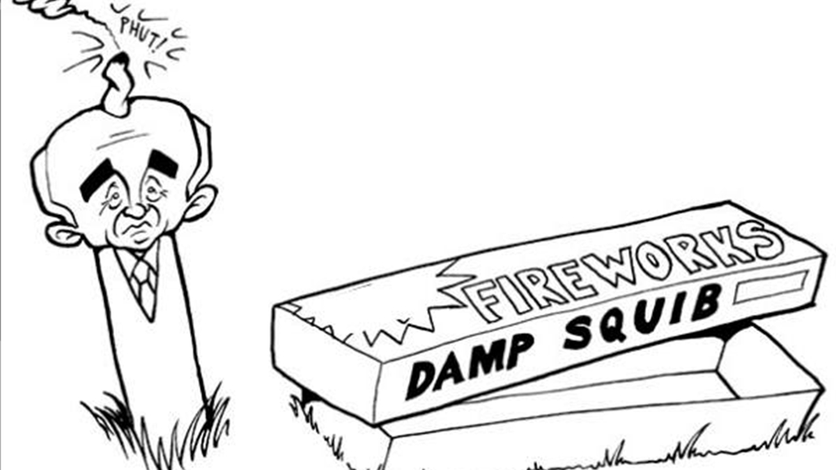 Fireworks damp squib image