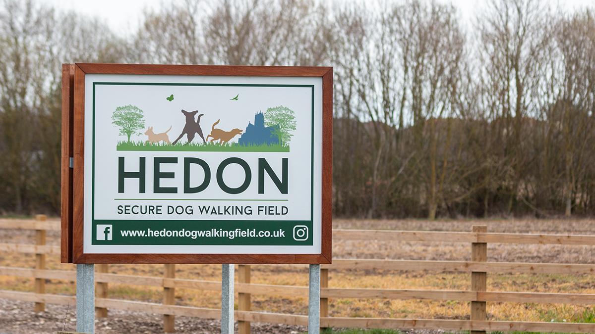 Hedon Dog Walking area header