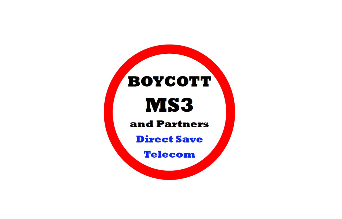 Boycott DIRECT SAVE TELECOM
