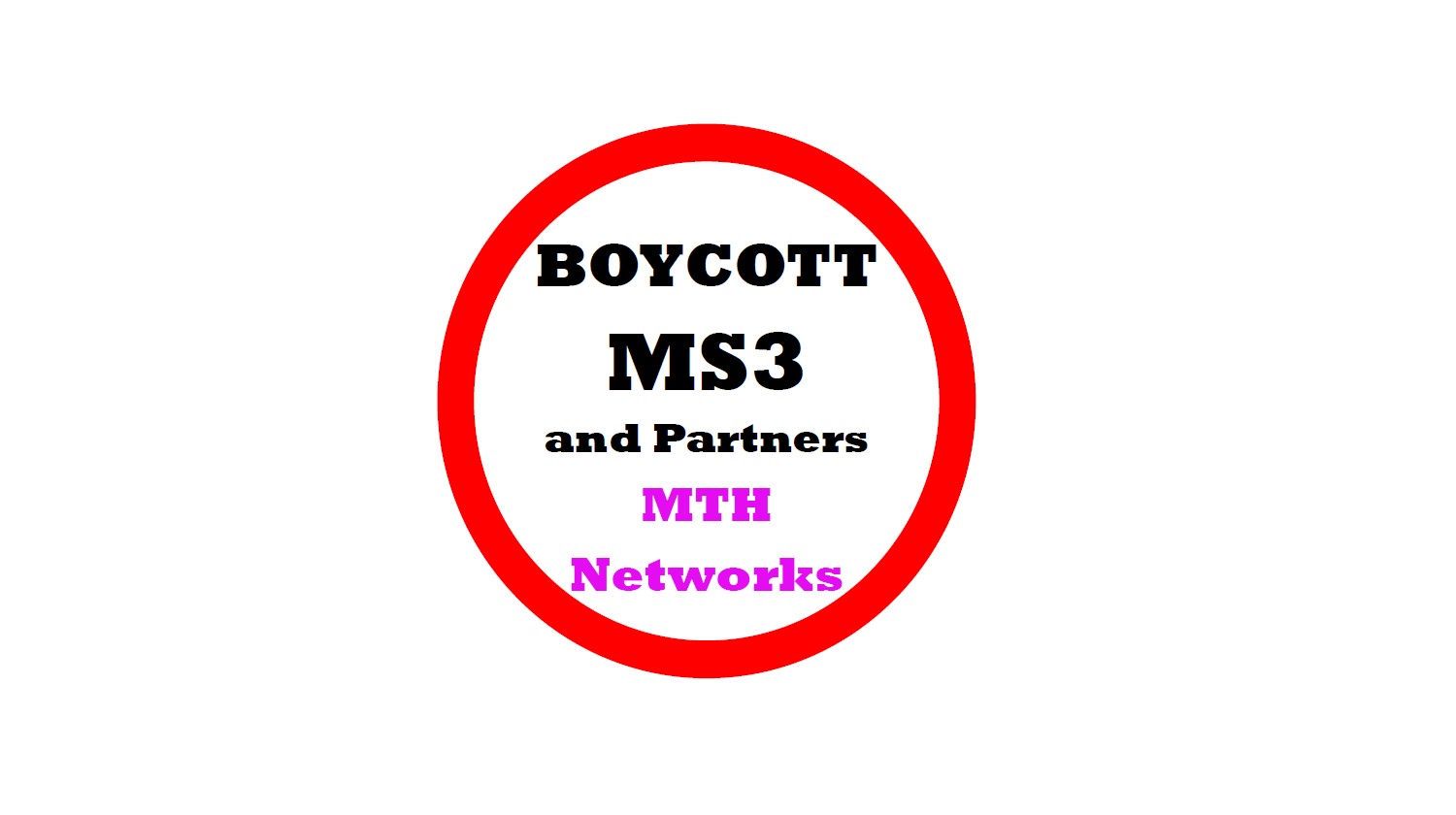 Boycott MTH Networks