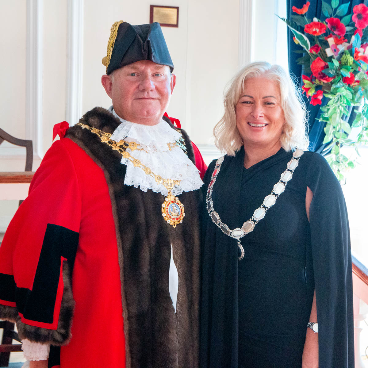 678th Mayor of Hedon Phil Hich and Mrs Lisa Hinch