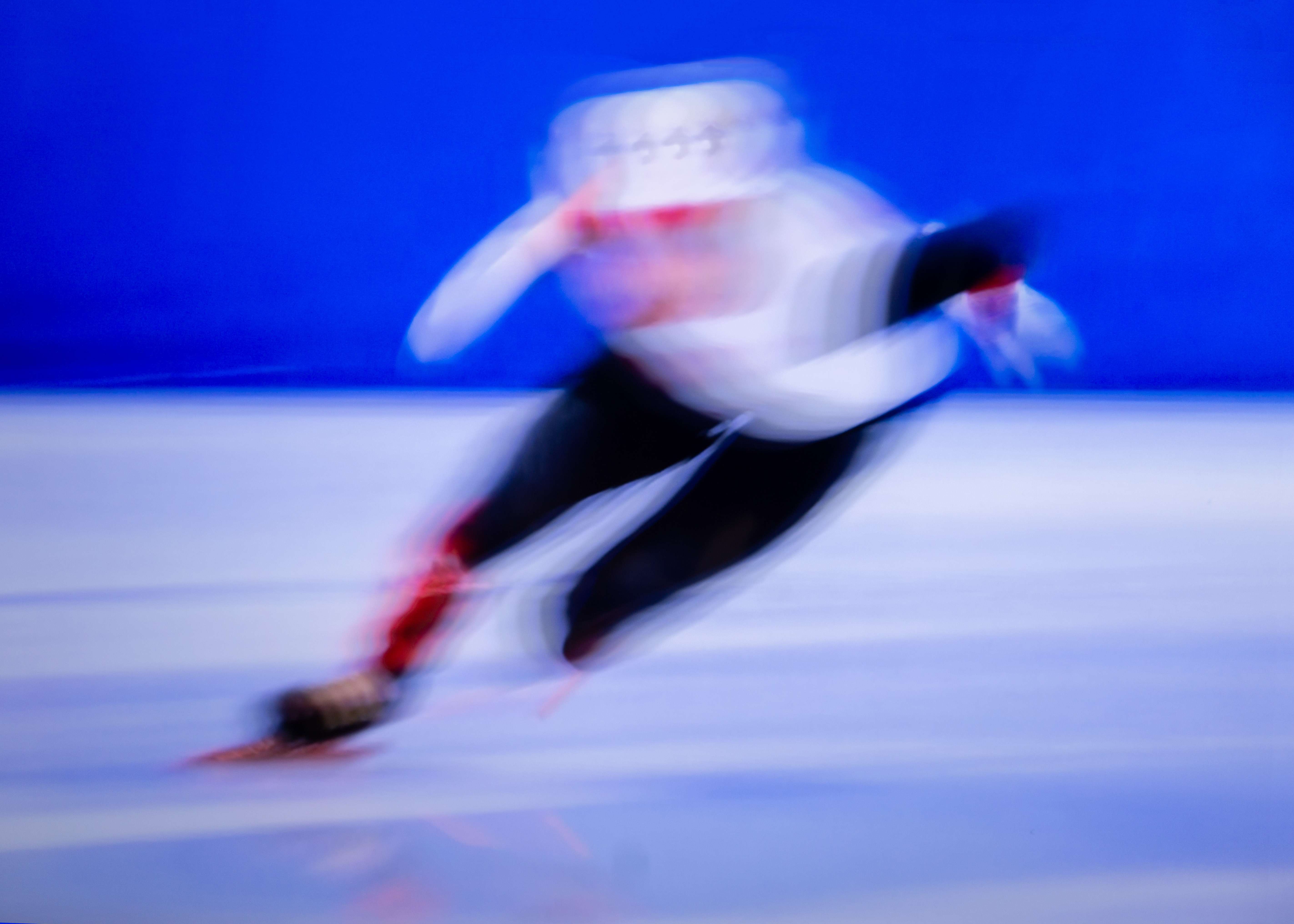 Ice speed skater