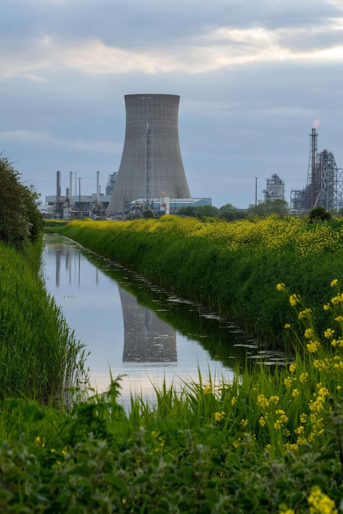 Saltend Tower Reflection Drain